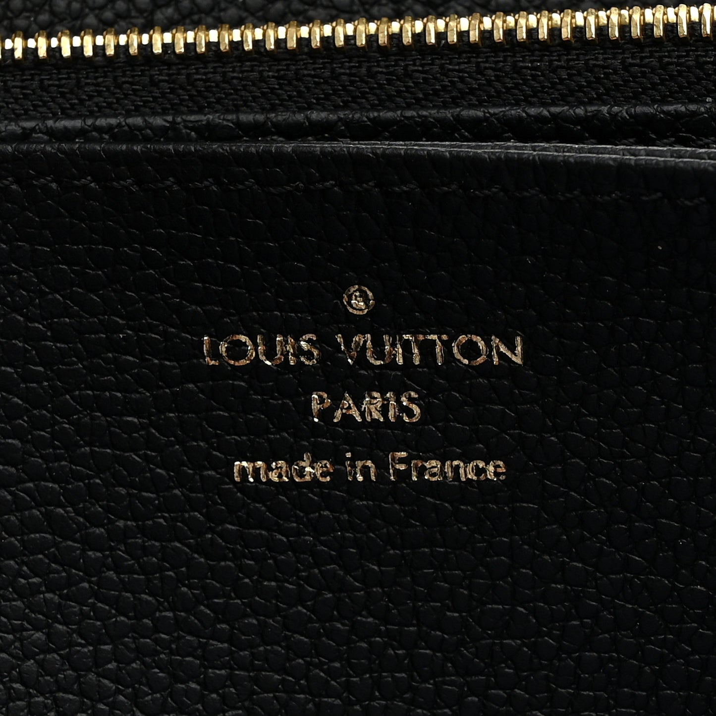 Empreinte Monogram Giant Zippy Wallet Black Beige