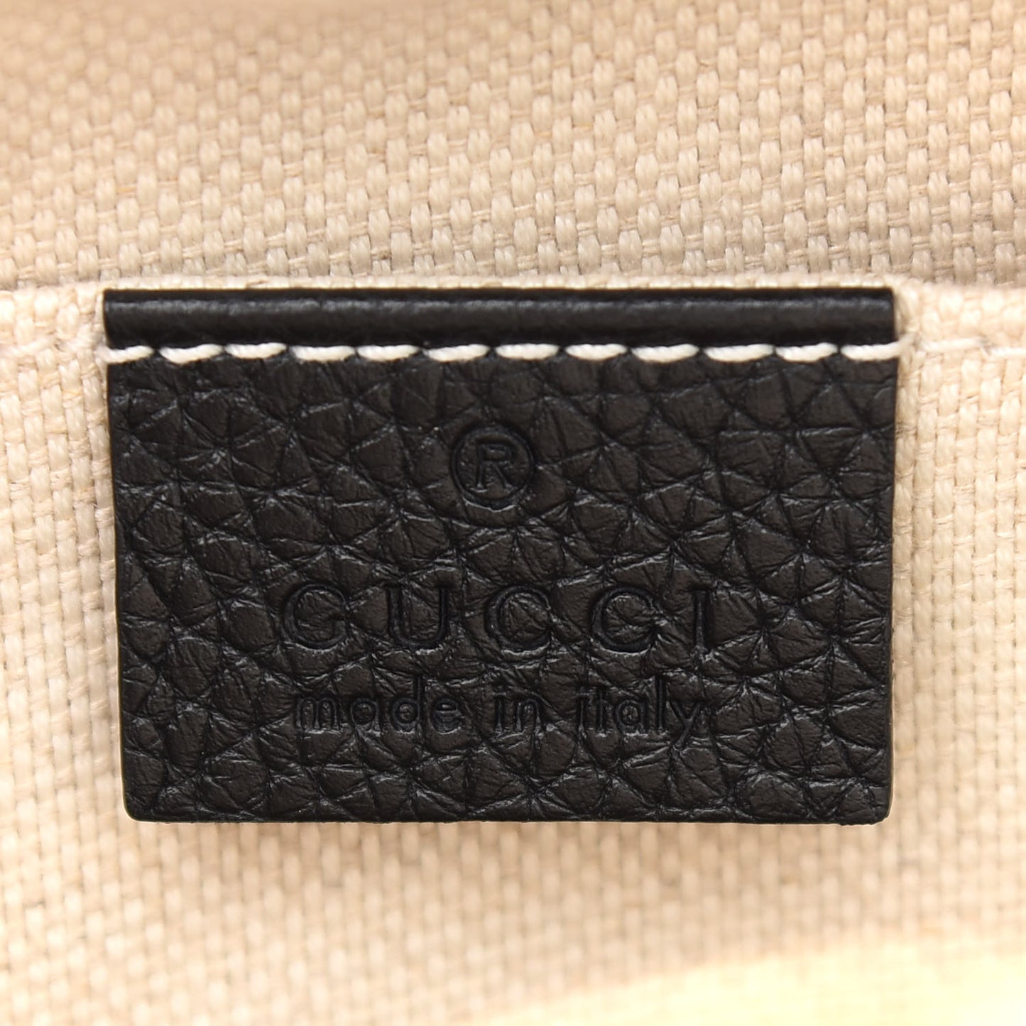 Pebbled Calfskin Small Soho Disco Bag Black