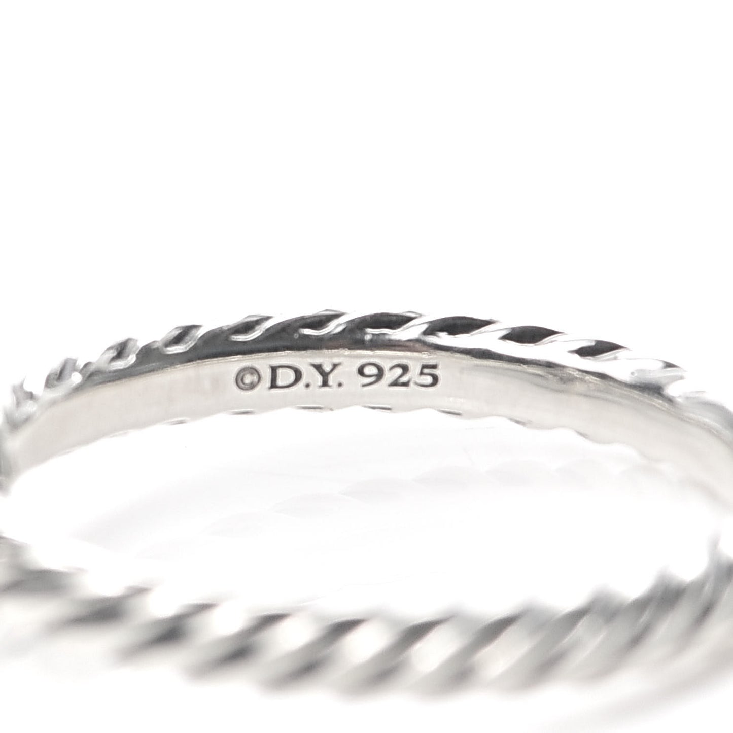 Sterling Silver Diamond Quatrefoil Ring 49 5