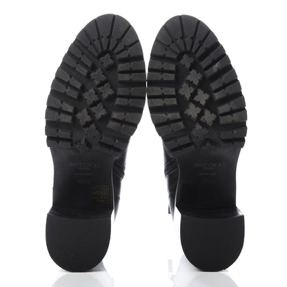 Jimmy Choo Grainy Calfskin Cruz 65 Ankle Booties 40.5 Black 5 of 8