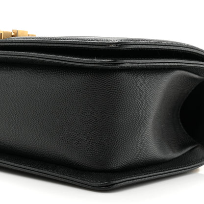 Chanel Caviar Quilted Medium Boy Flap Black 9 of 13