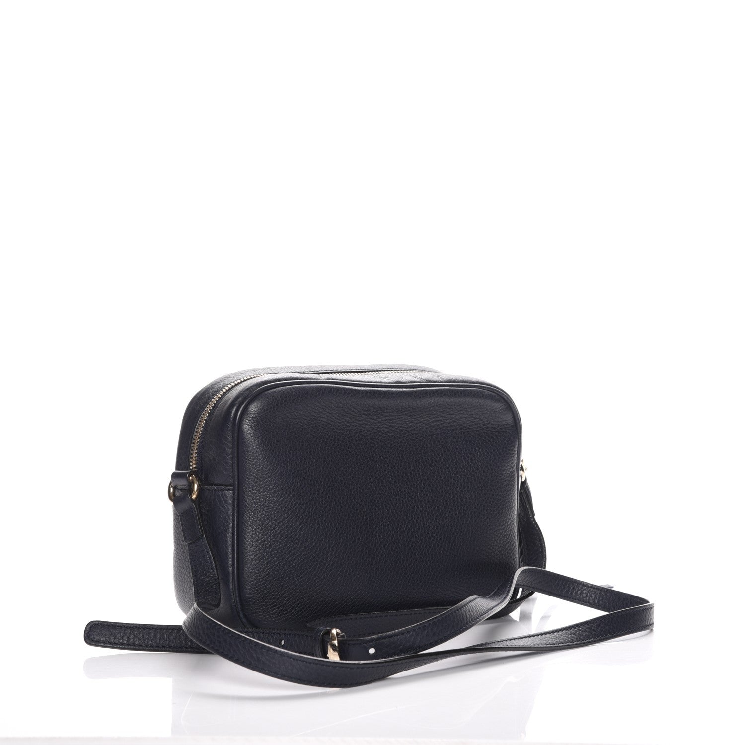 Gucci Pebbled Calfskin Small Soho Disco Bag Blue 3 of 7