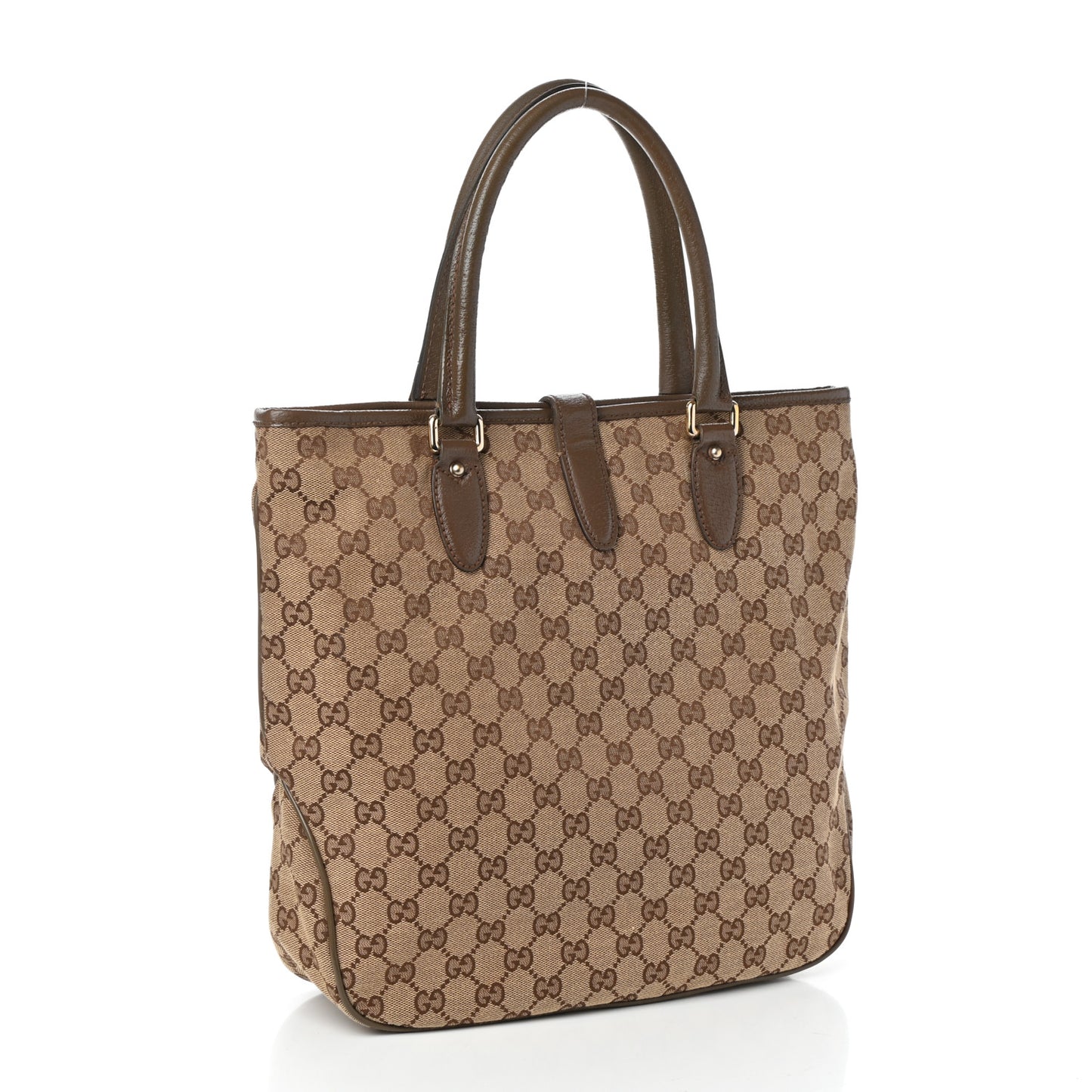 Monogram Piston Lock Tote Brown