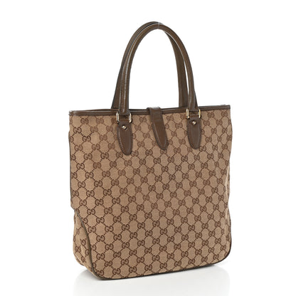 Gucci Monogram Piston Lock Tote Brown 3 of 9
