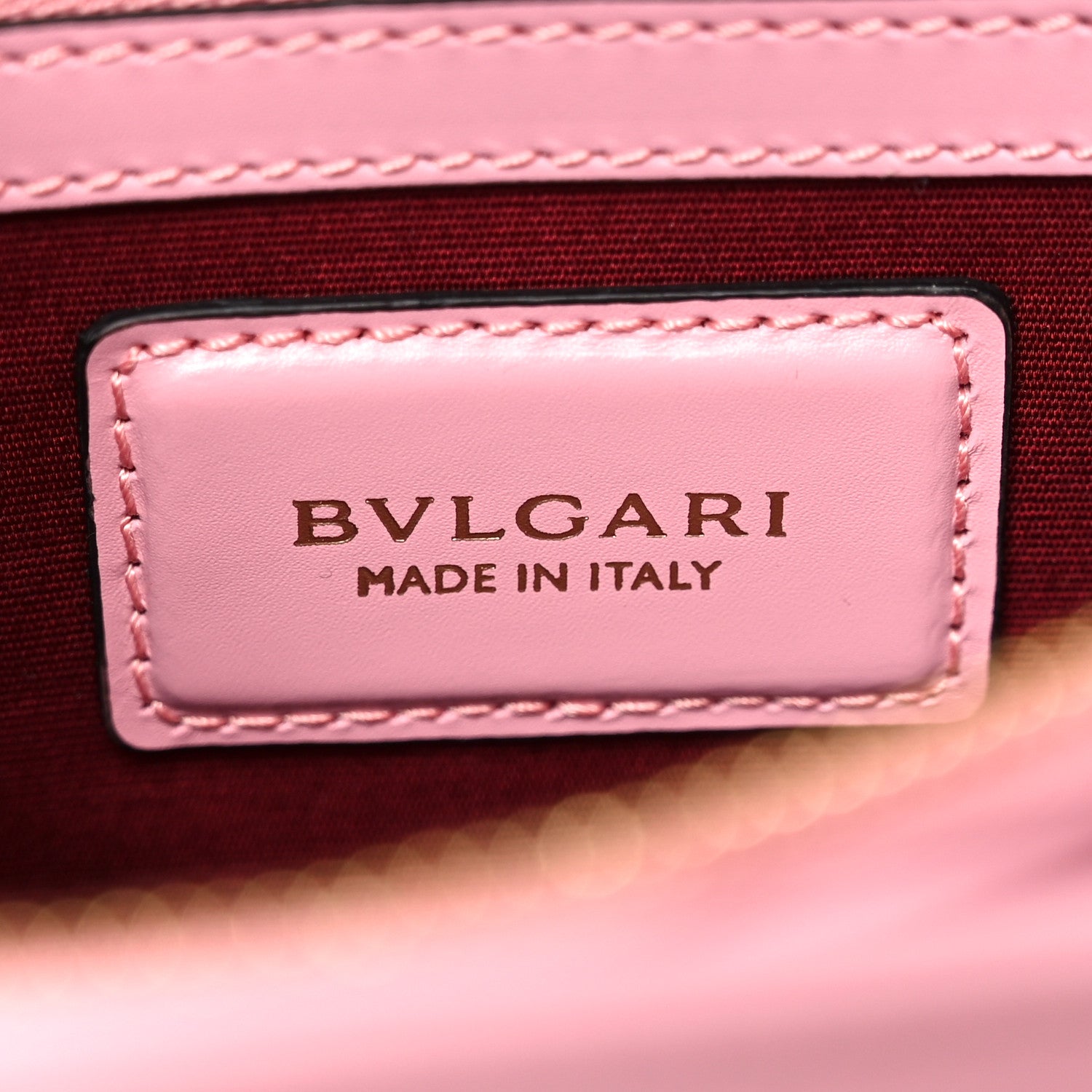 Bulgari Calfskin Serpenti Forever Shoulder Bag Flamingo Topaz 7 of 10