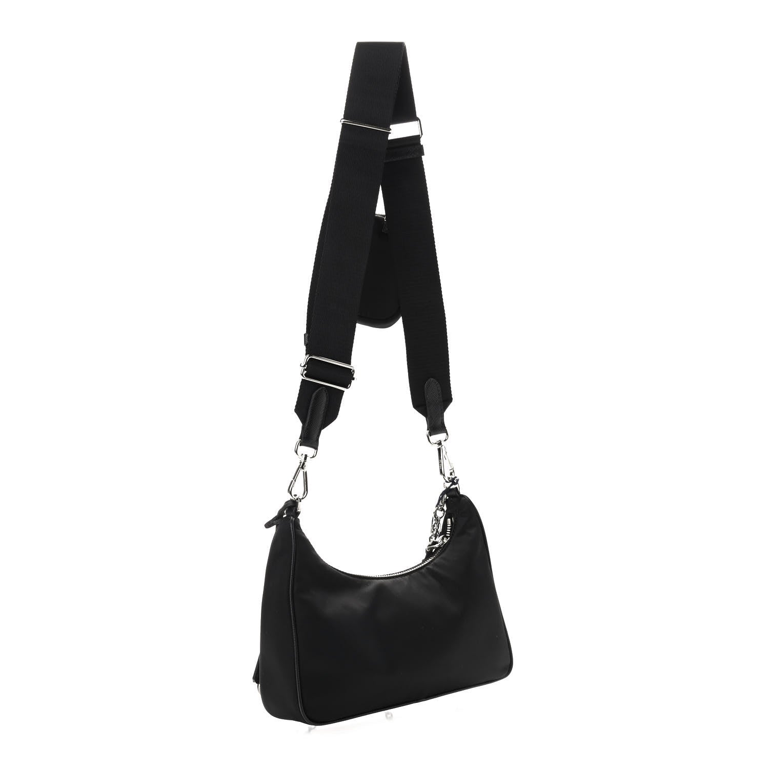 Prada Nylon Re-Edition 2005 Shoulder Bag Black 3 of 9