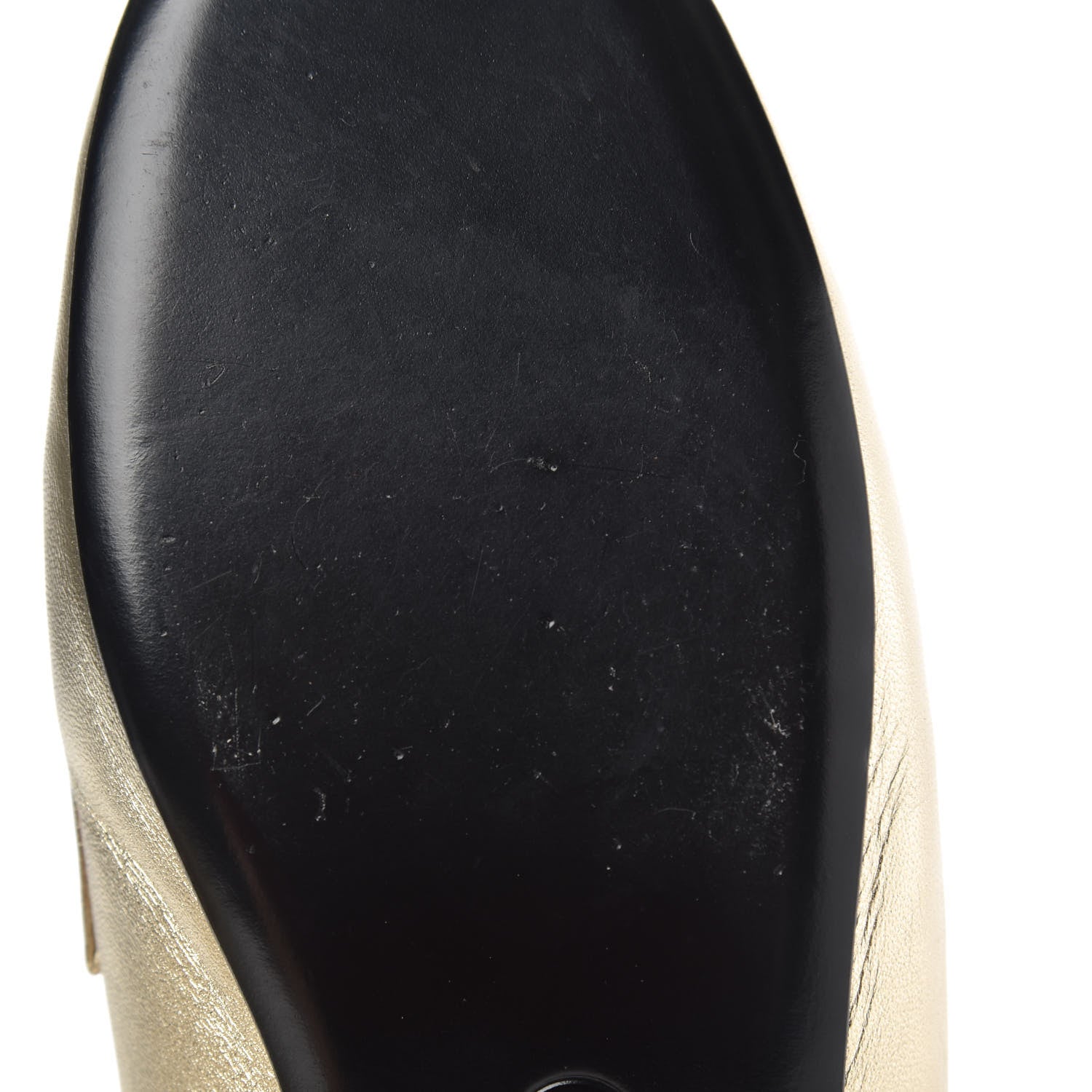 Chanel Metallic Lambskin Chain Braided Mules 39.5 Light Gold 9 of 10