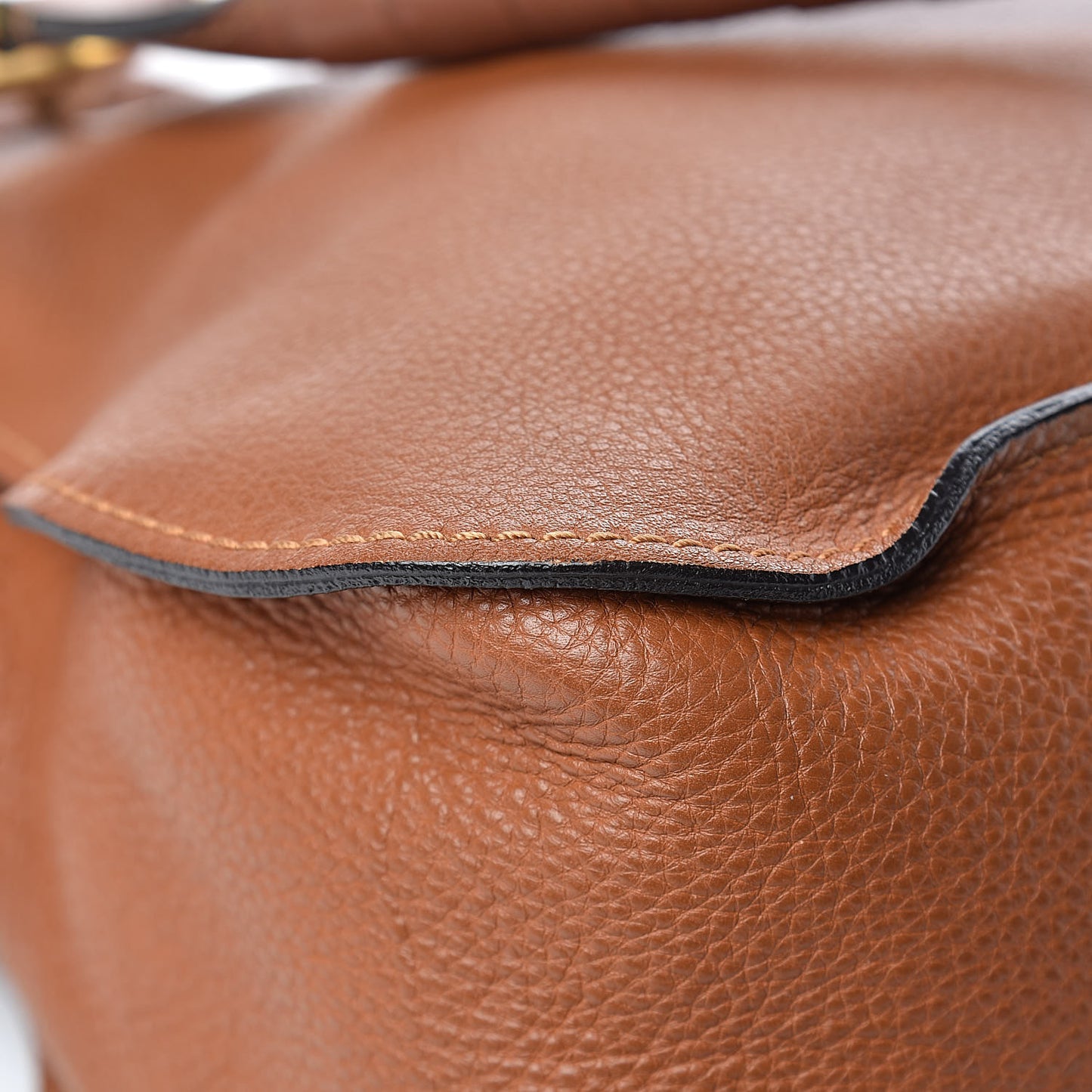 Calfskin Medium Marcie Satchel Tan