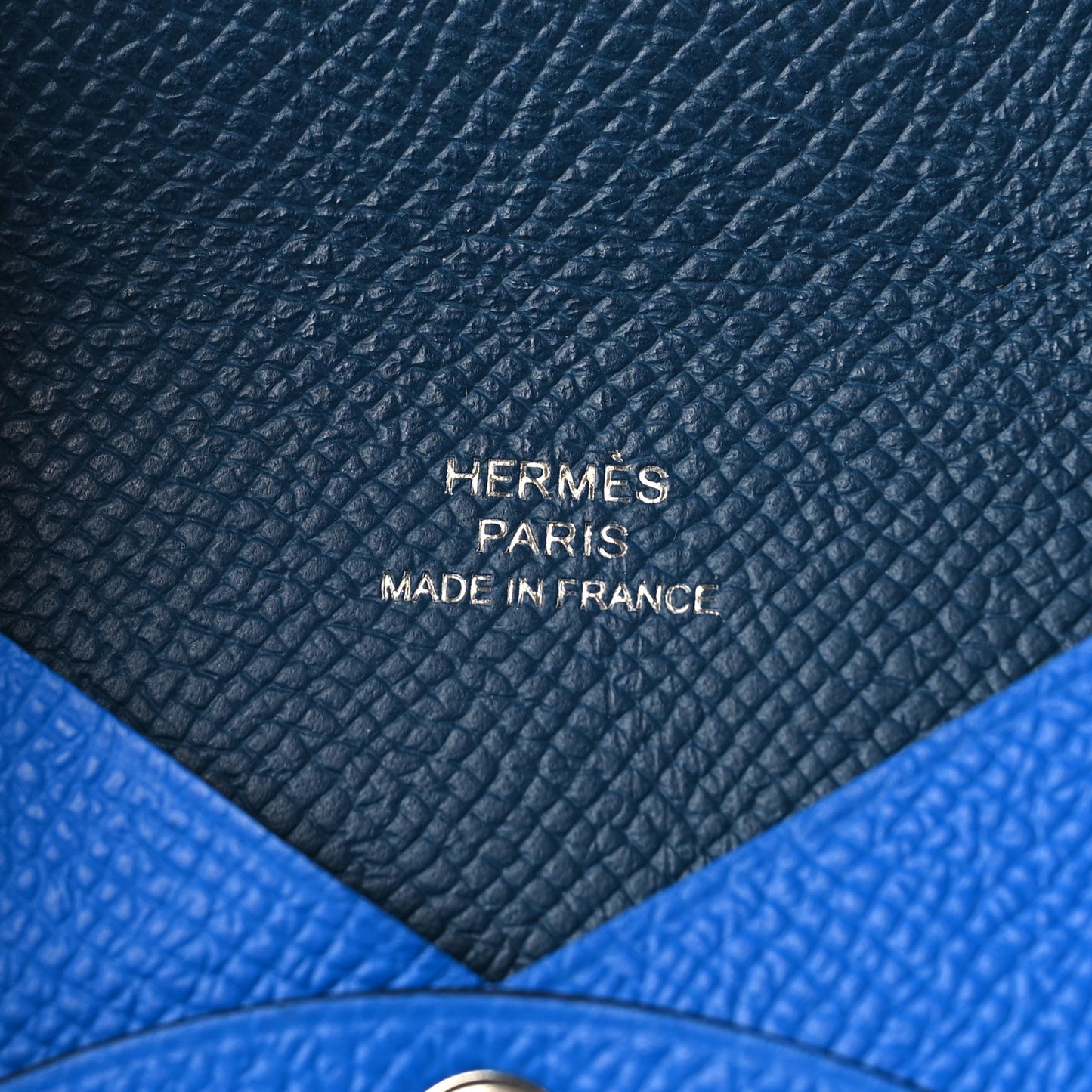 Epsom Verso Calvi Card Case Blue Hydra Deep Blue