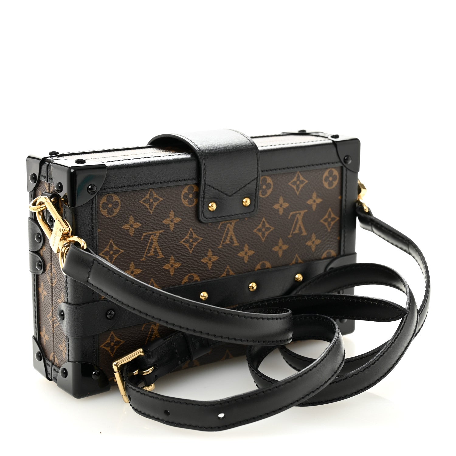 Louis Vuitton Monogram Petite Malle Black 3 of 9
