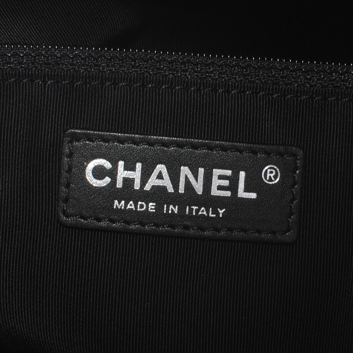 Chanel Patent Quilted Chic and Glitter Large Tote Black 6 of 7