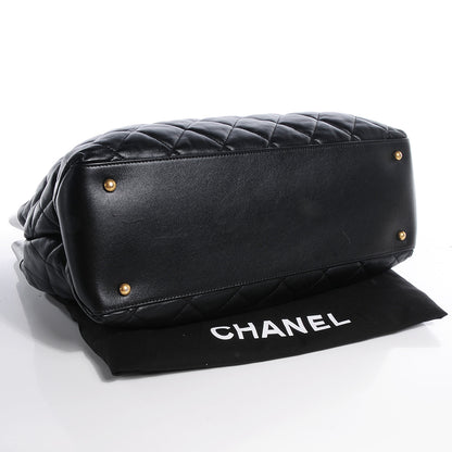Chanel Calfskin Soft Elegance Large Tote Black 4 of 8