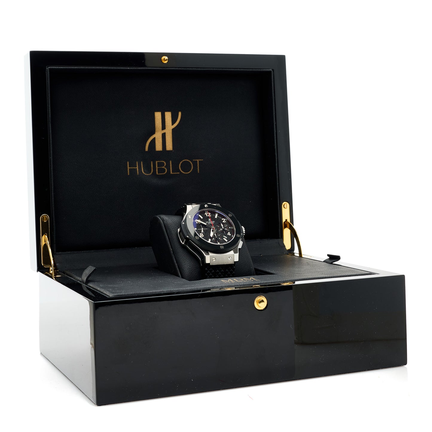 Stainless Steel Ceramic Rubber 44mm Big Bang Automatic Watch Black 301.SB.131.RX