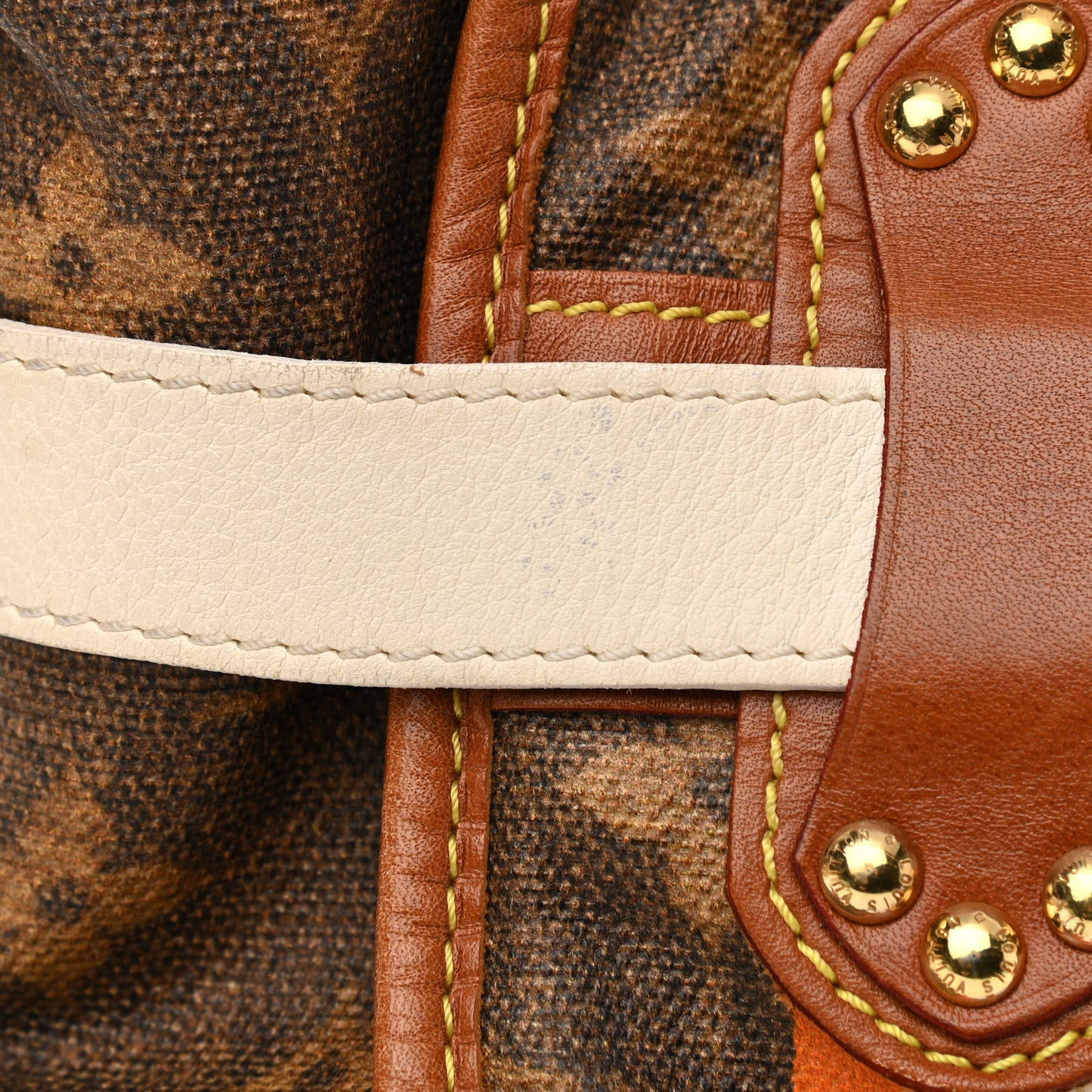 Monogram Rayures Tisse Sac PM