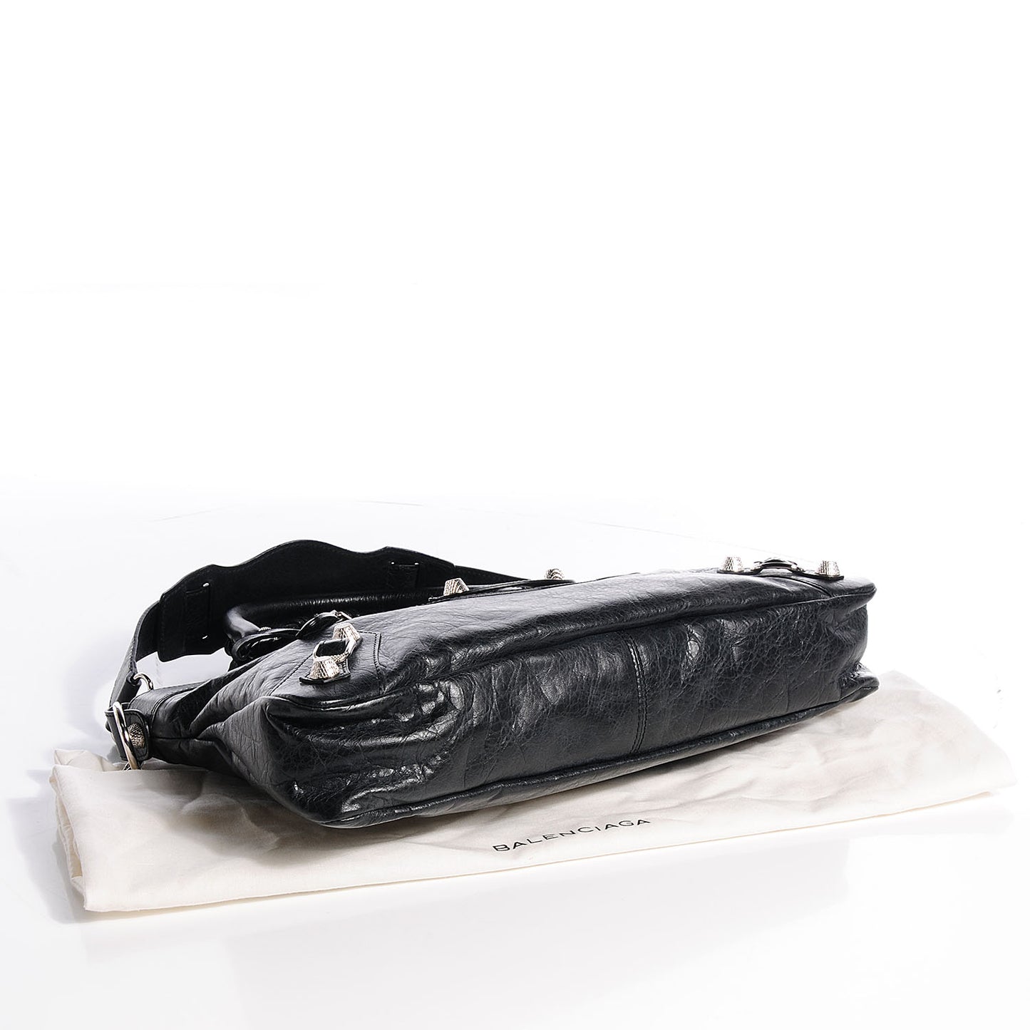 Agneau Giant 12 Silver Hardware First Black