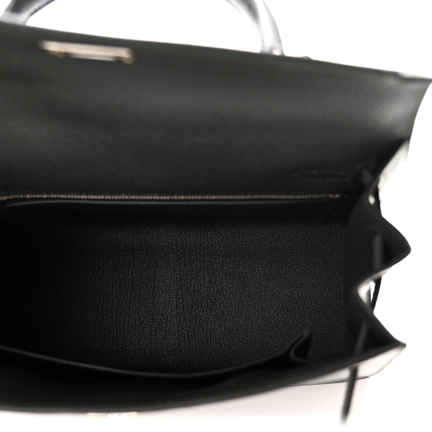 Hermes Epsom Tri-Color Kelly Sellier 25 Vert Mangrove Vert Amande Black 5 of 11