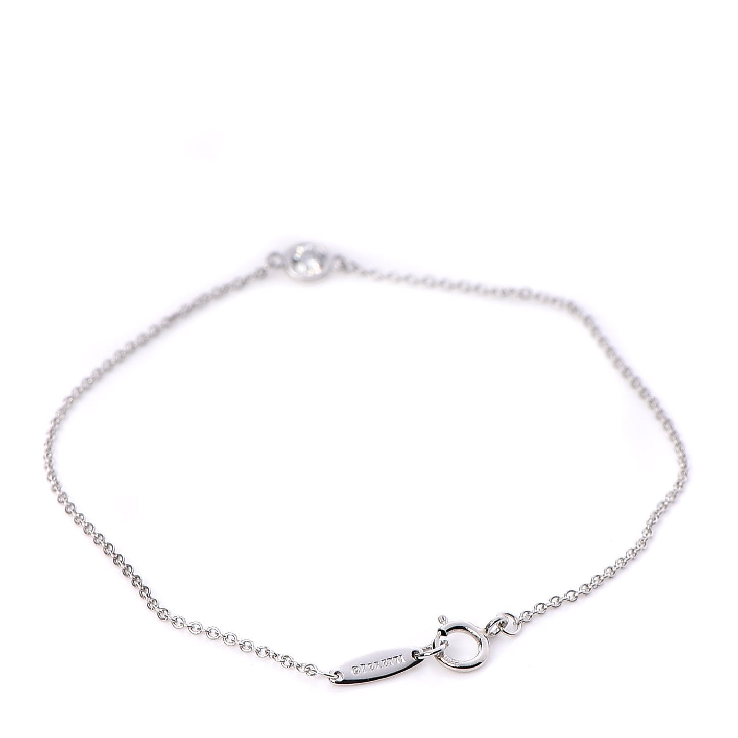 Platinum Diamond .14ct Elsa Peretti Diamonds by the Yard Bracelet