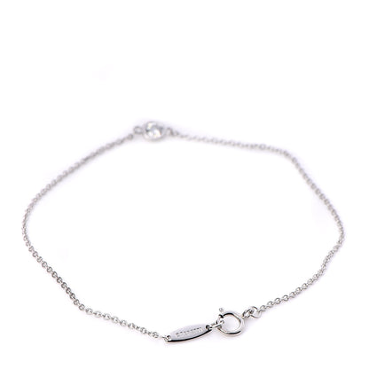 Tiffany Platinum Diamond .14ct Elsa Peretti Diamonds by the Yard Bracelet 3 of 6