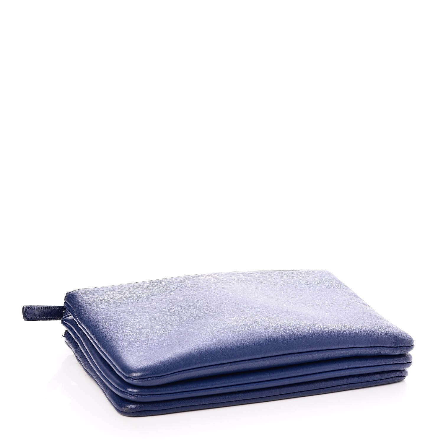 Celine Lambskin Small Trio Crossbody Bag Indigo 4 of 9