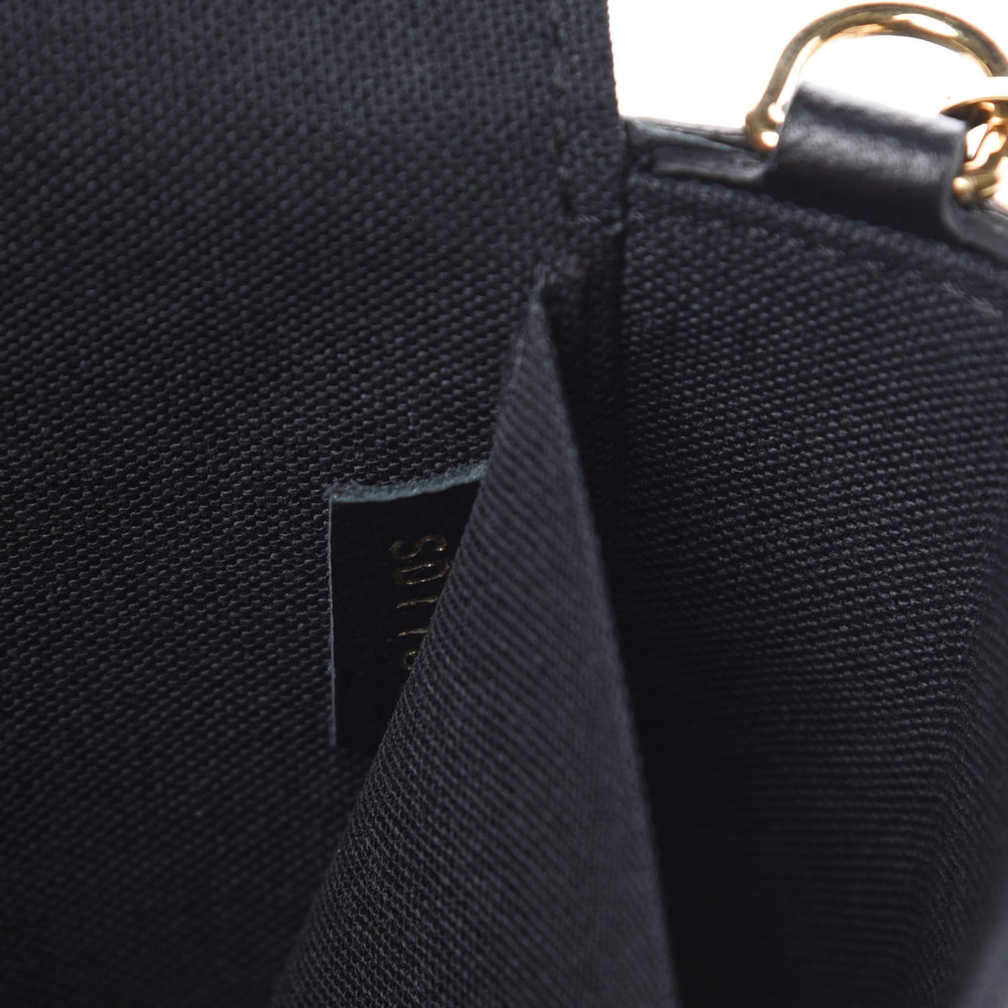 Empreinte Pochette Felicie Chain Wallet Black