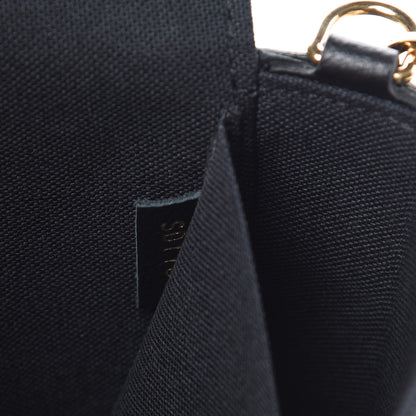 Louis Vuitton Empreinte Pochette Felicie Chain Wallet Black 9 of 13
