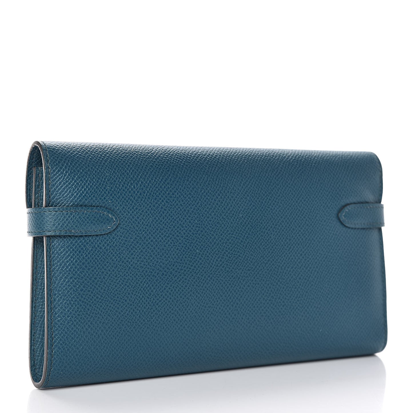 Epsom Kelly Longue Wallet Bleu Izmir