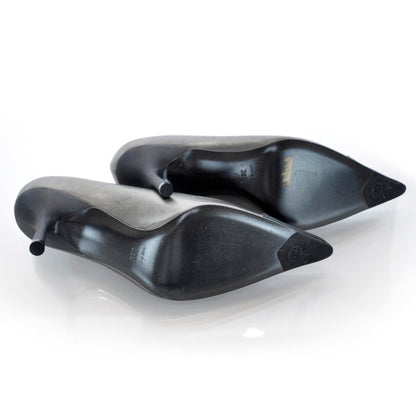 Chanel Leather CC Pumps 38.5 4 of 7