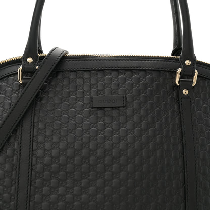 Gucci Soft Microguccissima Dome Satchel Black 8 of 10