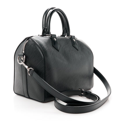 Louis Vuitton Epi Speedy Bandouliere 25 Black 3 of 14