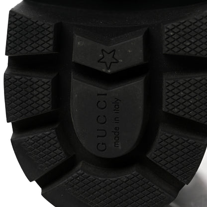 Gucci Calfskin Crystal GG Trip Chelsea Ankle Boots 39.5 Black 6 of 11