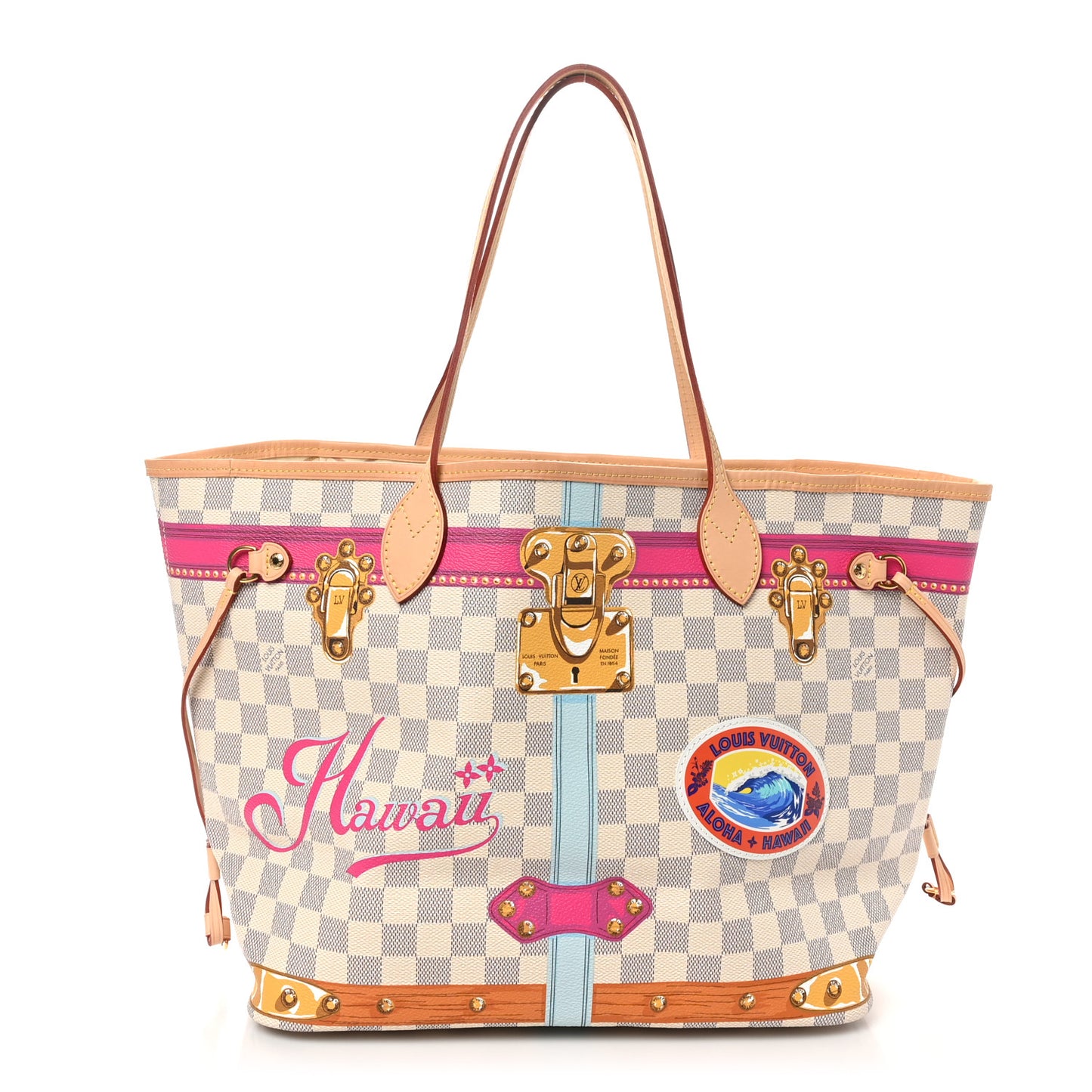 Damier Azur Summer Trunks Hawaii Neo Neverfull MM