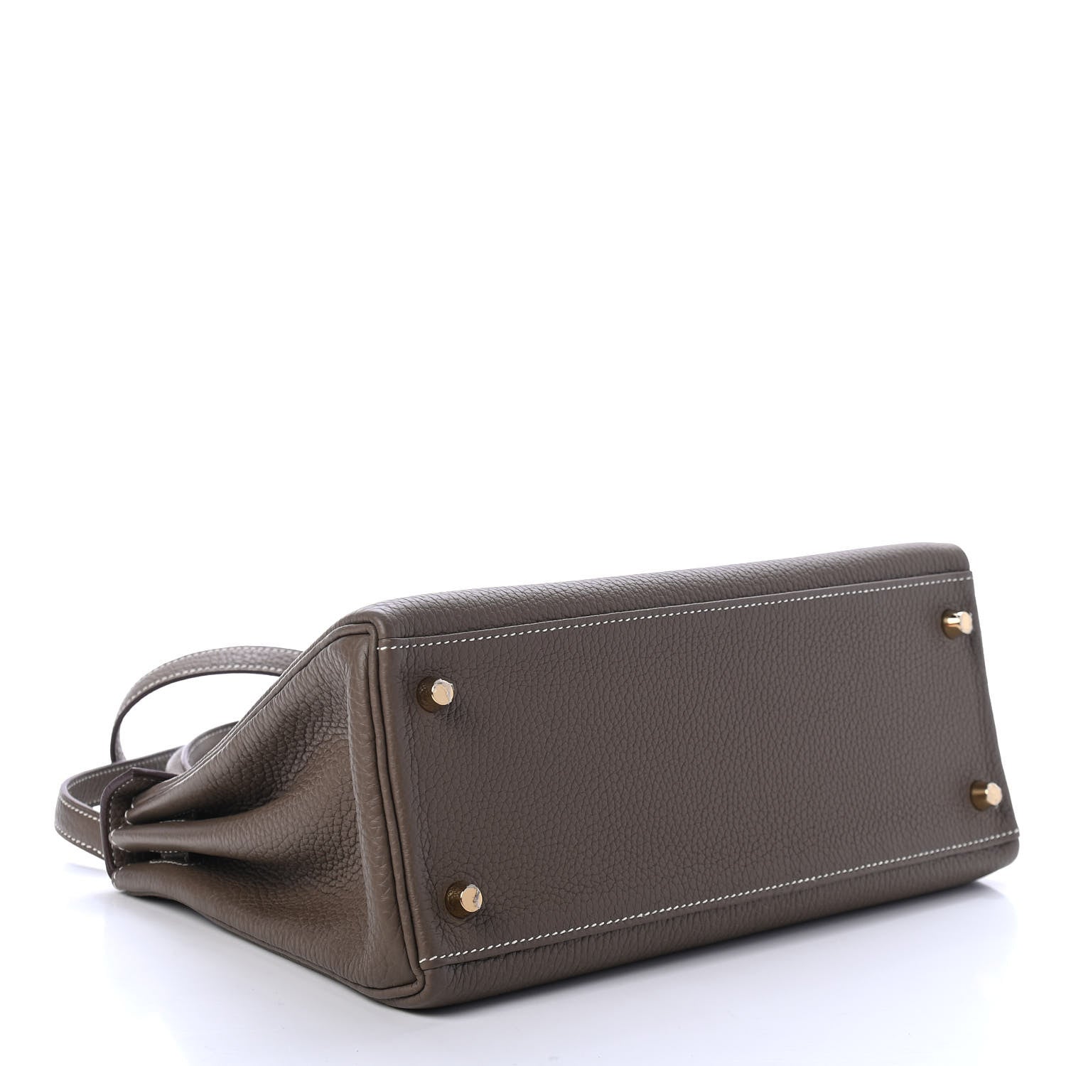 Hermes Togo Kelly Retourne 28 Etoupe 3 of 10