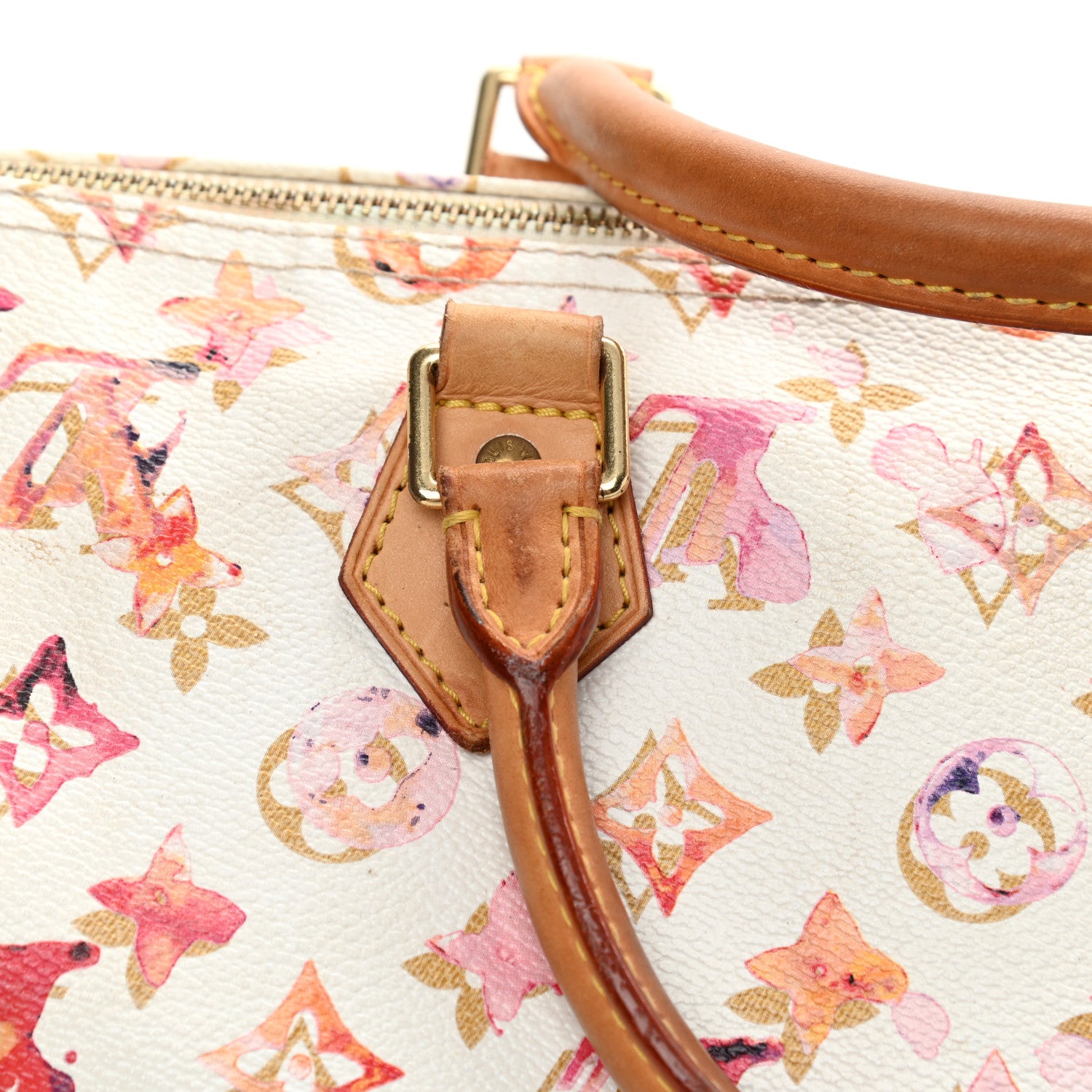 Louis Vuitton Watercolor Aquarelle Speedy 30 White 18 of 23