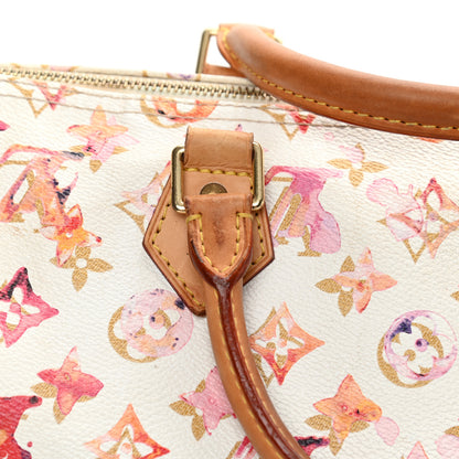 Louis Vuitton Watercolor Aquarelle Speedy 30 White 18 of 23
