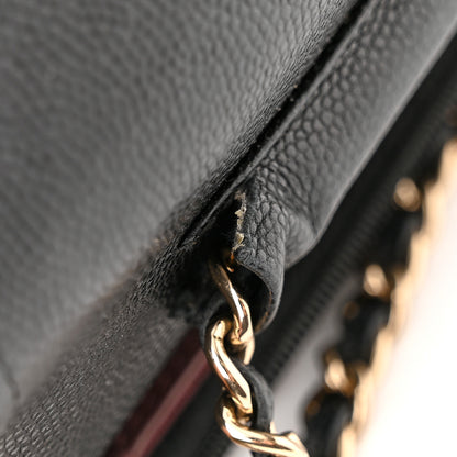 Chanel Caviar Quilted Wallet on Chain WOC Black 13 of 15