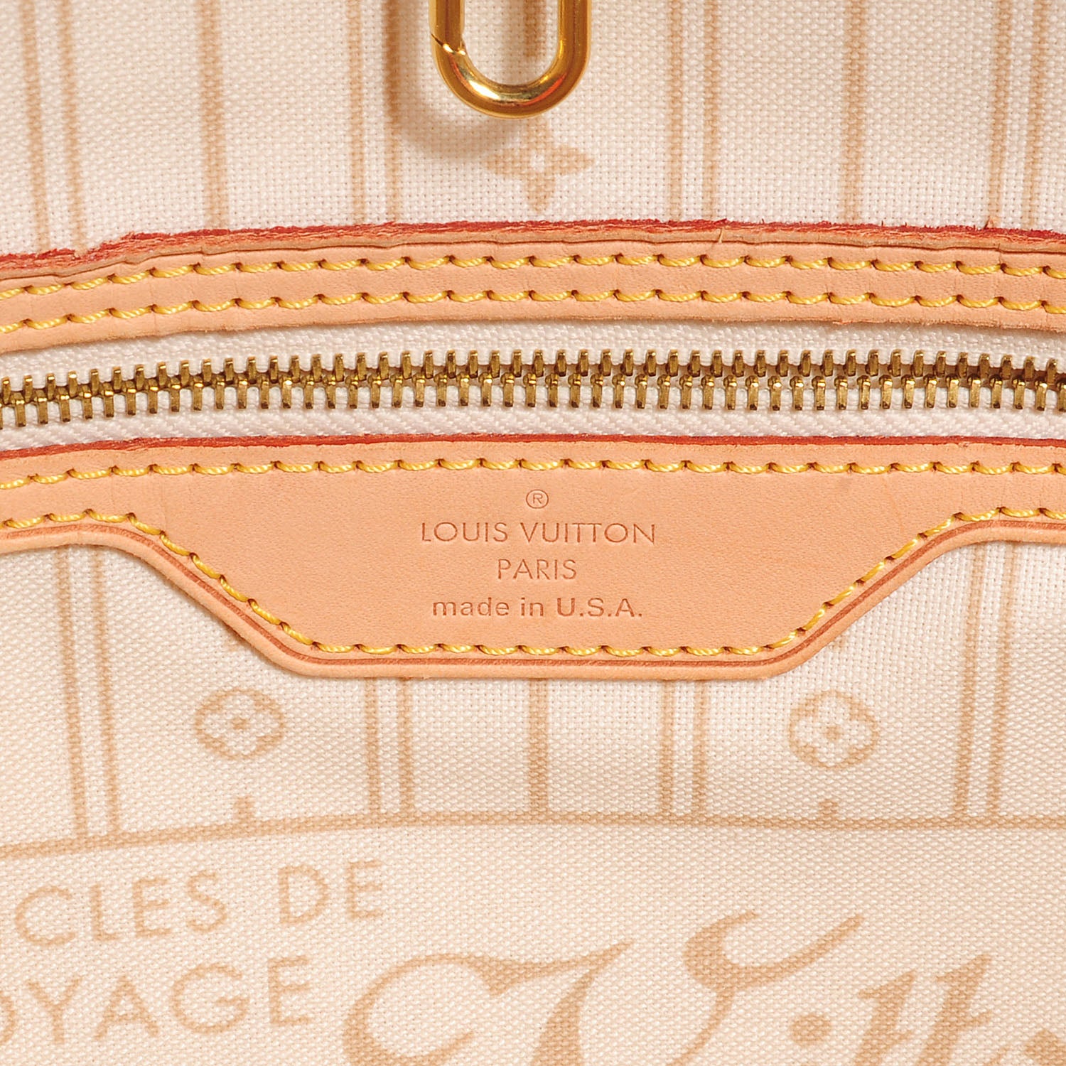Louis Vuitton Damier Azur Neverfull MM 6 of 7