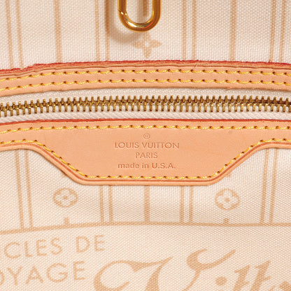 Louis Vuitton Damier Azur Neverfull MM 6 of 7