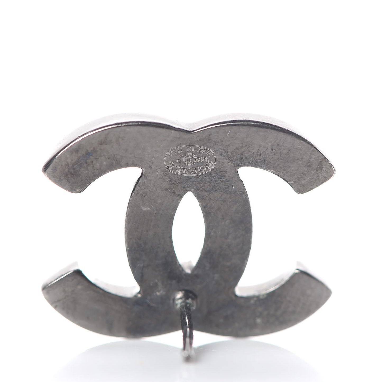 Lambskin CC Earrings Black