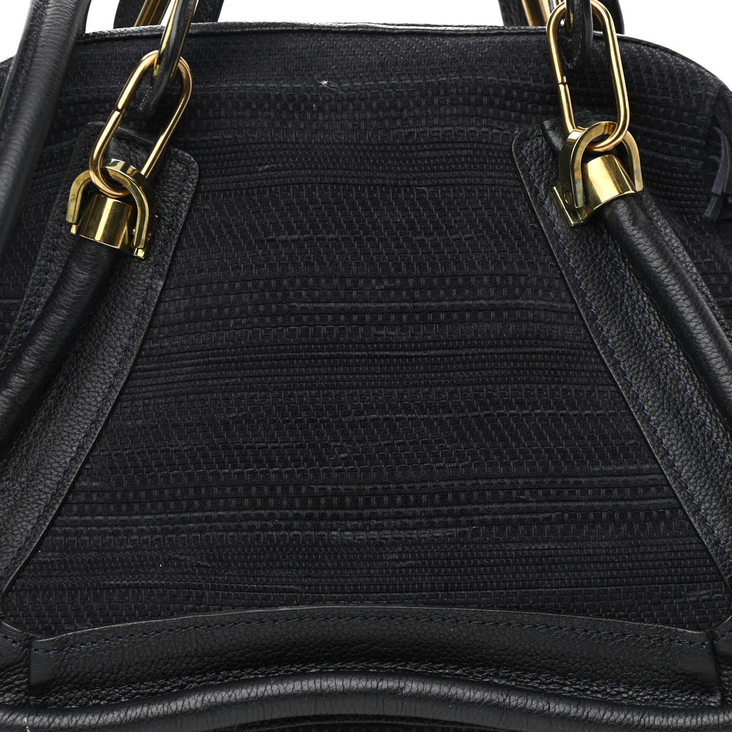Suede Calfskin Fringe Medium Paraty Navy