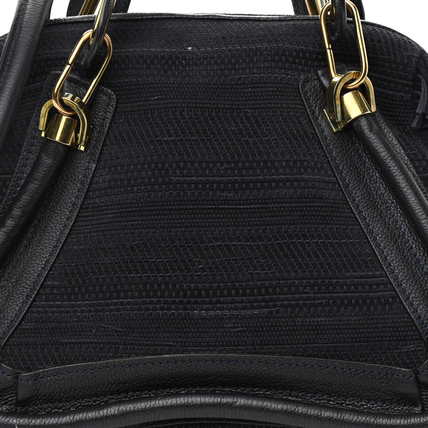 Chloe Suede Calfskin Fringe Medium Paraty Navy 9 of 12