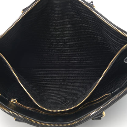 Prada Saffiano Large Galleria Double Zip Tote Black 5 of 29