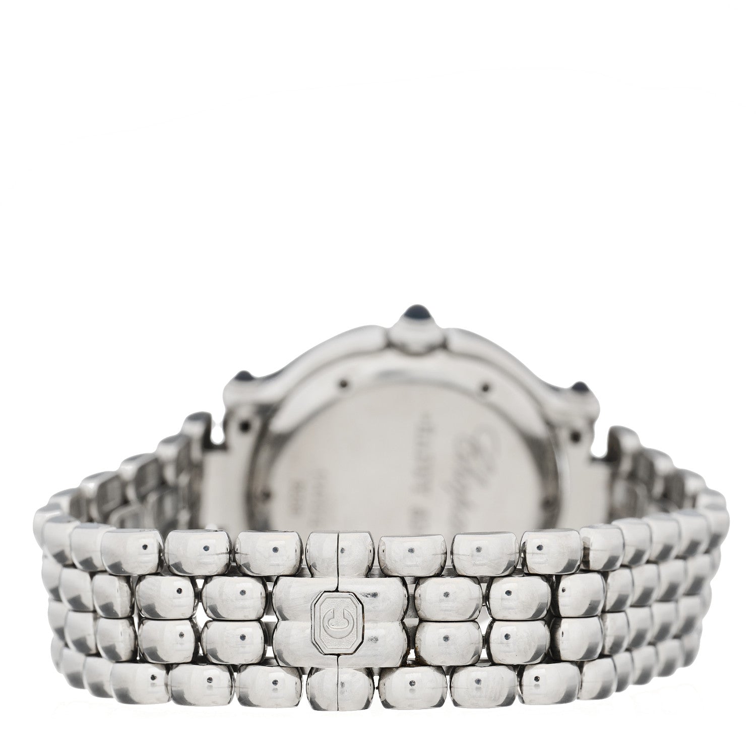 Chopard Stainless Steel 7 Diamond 32mm Happy Sport Quartz Watch 3 of 5