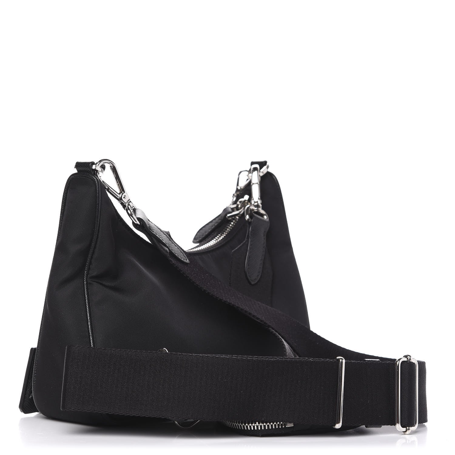 Prada Nylon Re-Edition 2005 Shoulder Bag Black 2 of 10