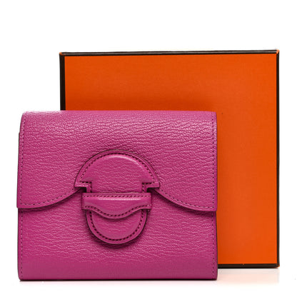 Hermes Chevre Mysore 1938 Wallet 19 Rose Pourpre 8 of 8