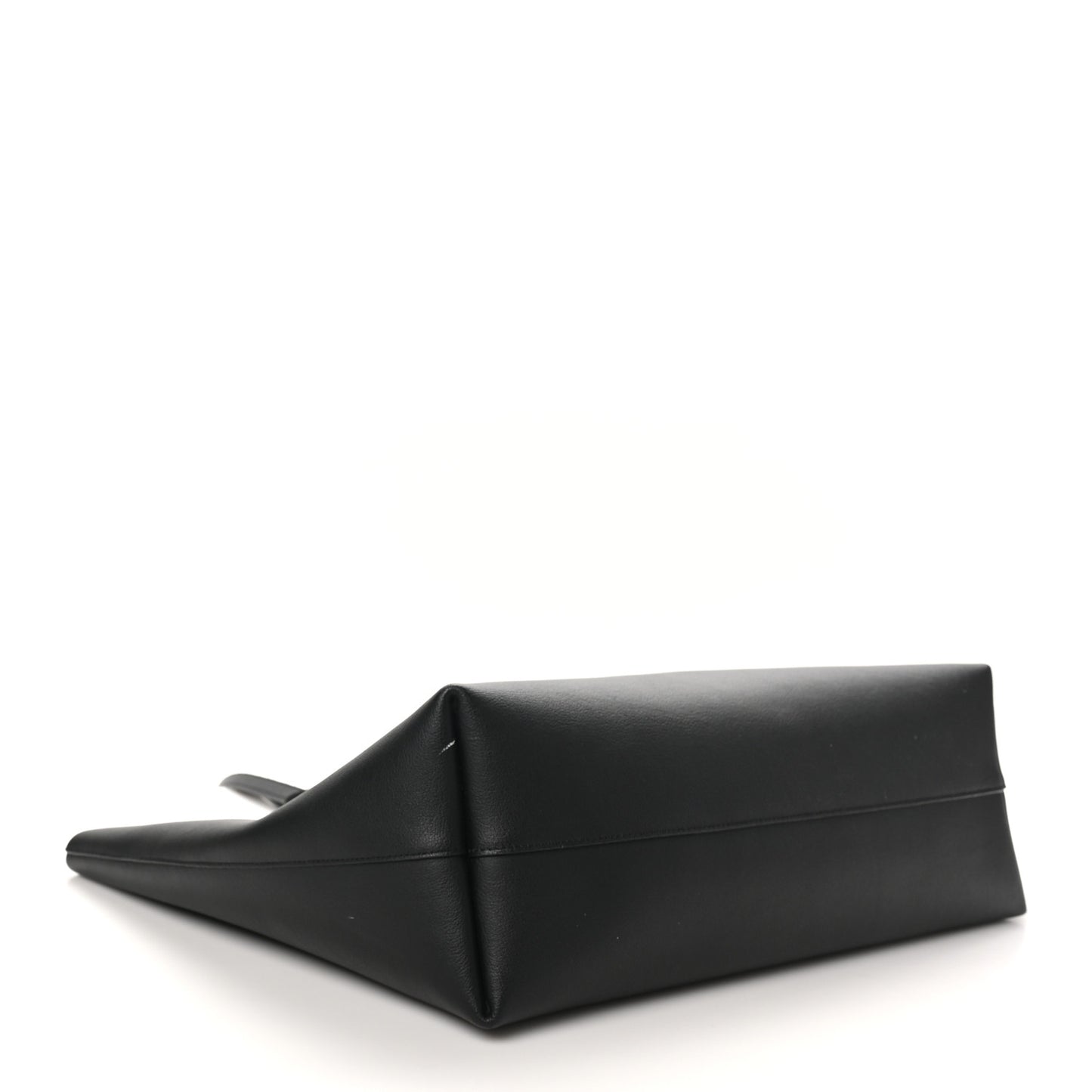 Calfskin Large Shopping Tote Black