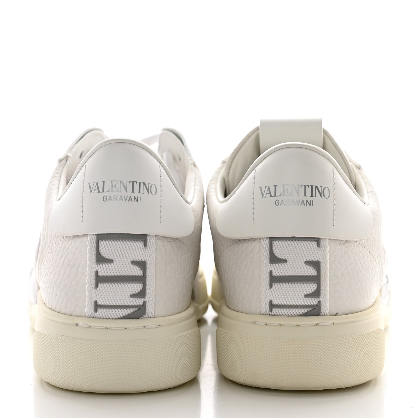 Calfskin Womens VL7N Sneakers 37.5 White Ice