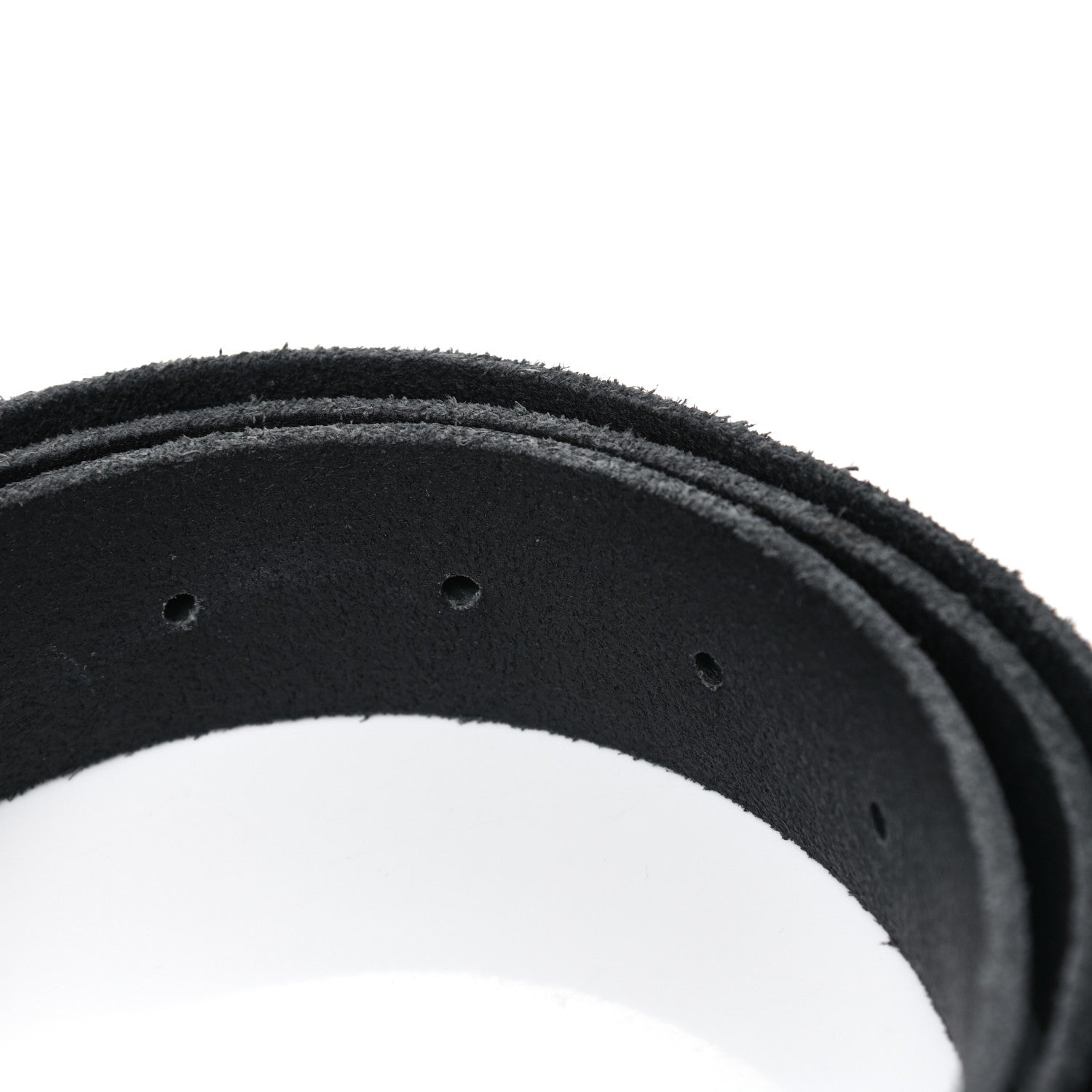 Gucci Cuoio Toscano Nickel Double G 30mm Belt 95 38 Black 5 of 5