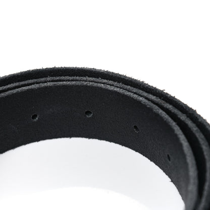 Gucci Cuoio Toscano Nickel Double G 30mm Belt 95 38 Black 5 of 5