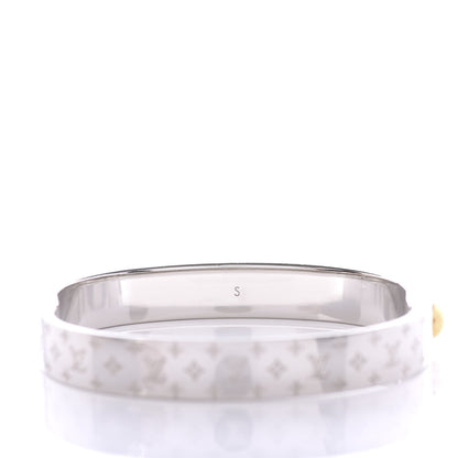 Louis Vuitton Palladium Monogram Nanogram Cuff S 5 of 6