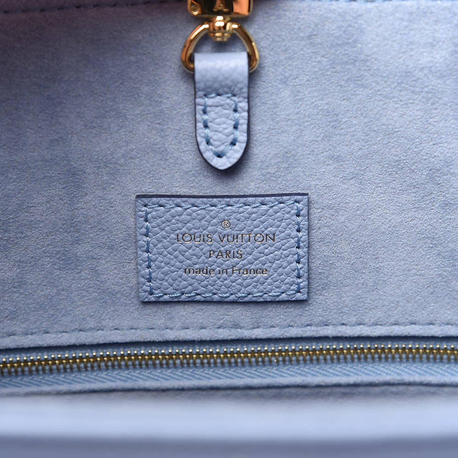 Louis Vuitton Empreinte Monogram Giant By The Pool Onthego MM Summer Blue 8 of 10